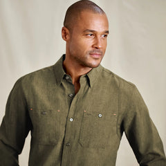 Orvis Men's Tech Chambray Long-Sleeve Work Shirt
