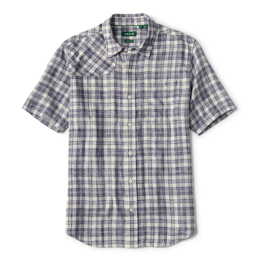 Orvis Space-Dyed Plaid Short-Sleeve Shirt