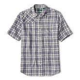 Orvis Space-Dyed Plaid Short-Sleeve Shirt