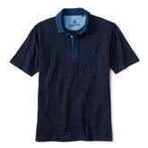 Orvis Angler's Indigo Colorblock Polo