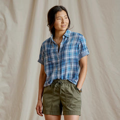 Orvis Plaid Gauze Short-Sleeve Camp Shirt