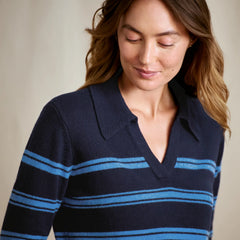 Orvis Brookside Striped Polo Sweater
