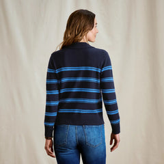 Orvis Brookside Striped Polo Sweater