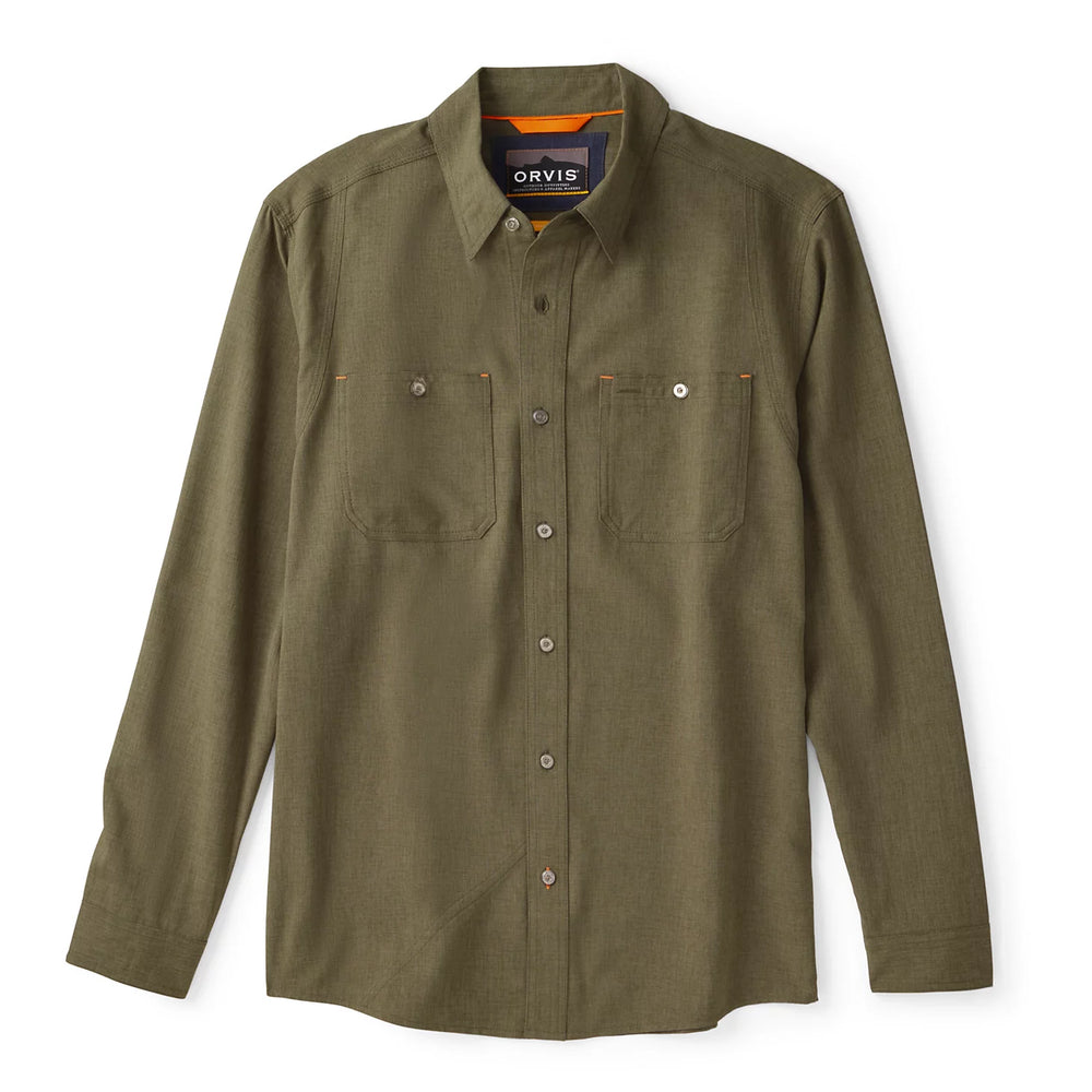 Orvis Men's Tech Chambray Long-Sleeve Work Shirt
