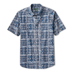 Orvis Men's Heritage Poplin Printed Short-Sleeve Shirt
