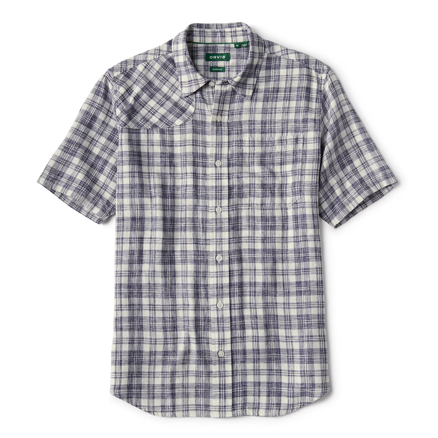 Orvis Space-Dyed Plaid Short-Sleeve Shirt