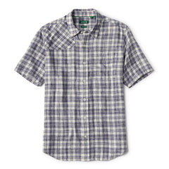 Orvis Space-Dyed Plaid Short-Sleeve Shirt