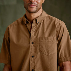 Orvis Garment-Dyed Poplin Short-Sleeve Shirt