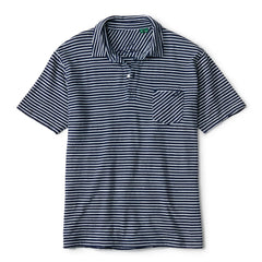 Orvis Angler's Indigo Striped Polo