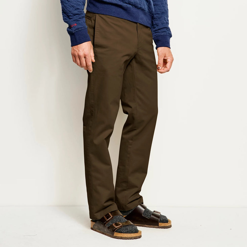Orvis Ultimate Khakis Trim Fit Plain-Front Pants
