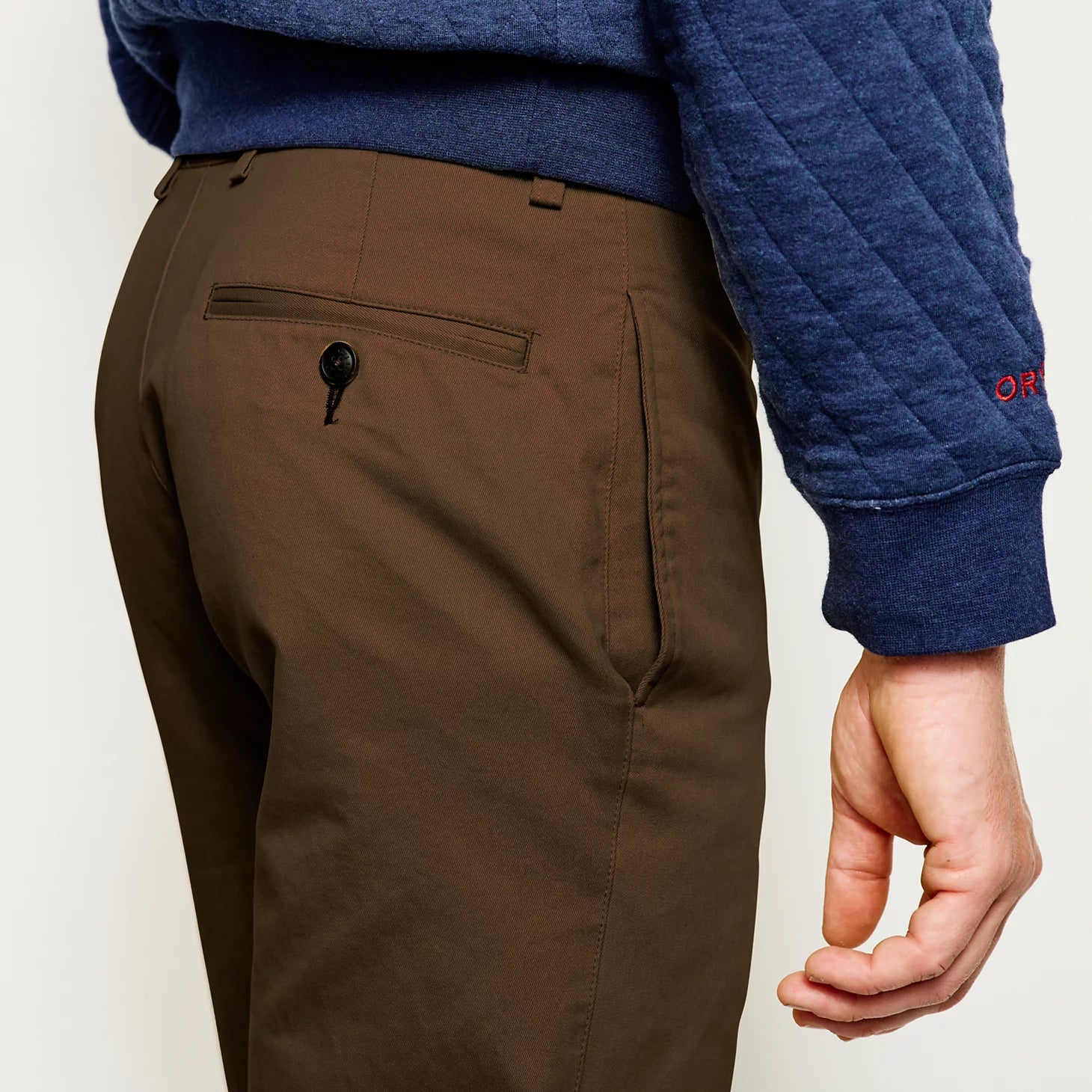 Orvis Ultimate Khakis Trim Fit Plain-Front Pants