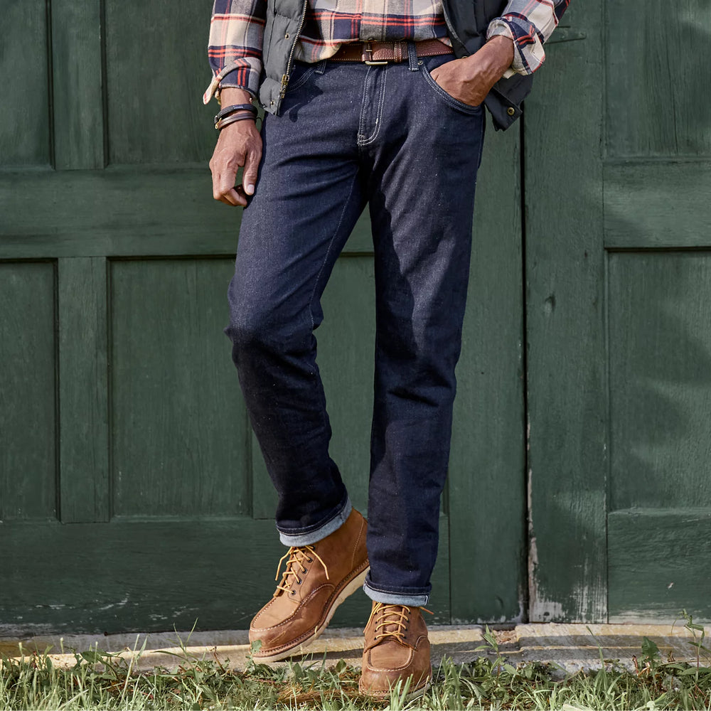 Orvis Mavi Marcus Organic Selvedge Denim Slim Straight Jeans