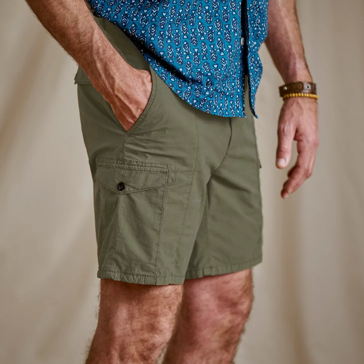 Orvis Men's 1856 Stretch Poplin Cargo Shorts