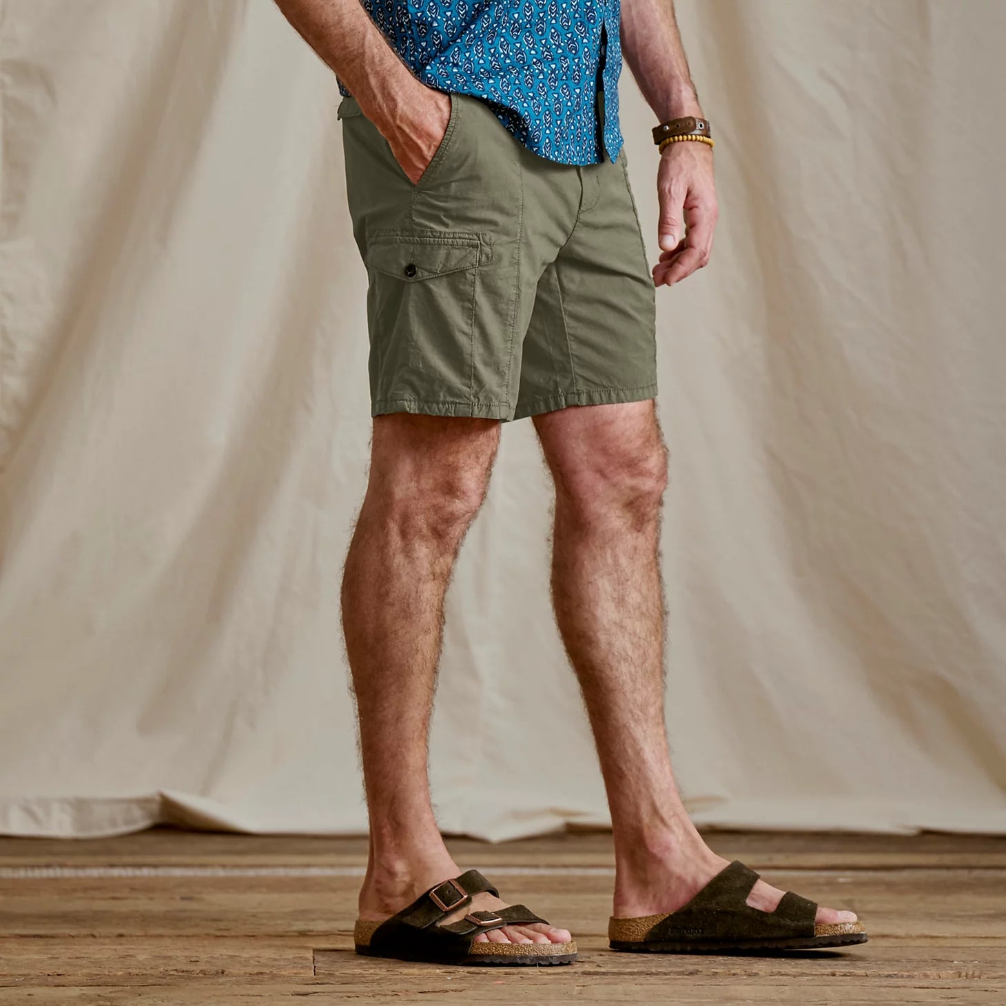 Orvis Men's 1856 Stretch Poplin Cargo Shorts
