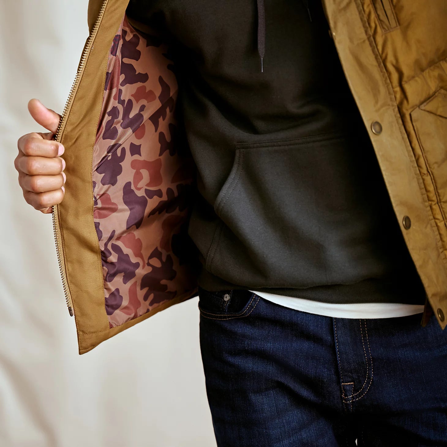 Orvis Waxed Down Puffer Vest