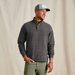 Orvis Men's Battenkill Quilted 1/4-Snap Sweatshirt