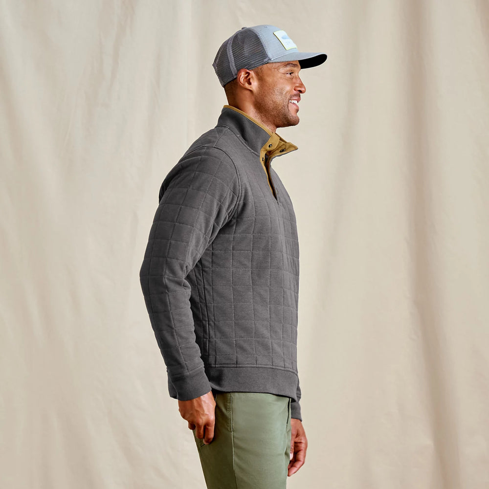 Orvis Men's Battenkill Quilted 1/4-Snap Sweatshirt