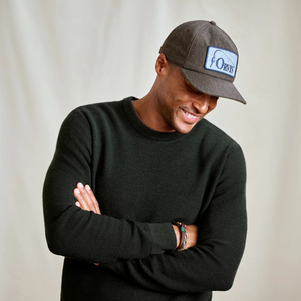 Orvis Merino Piqué Crewneck Sweater
