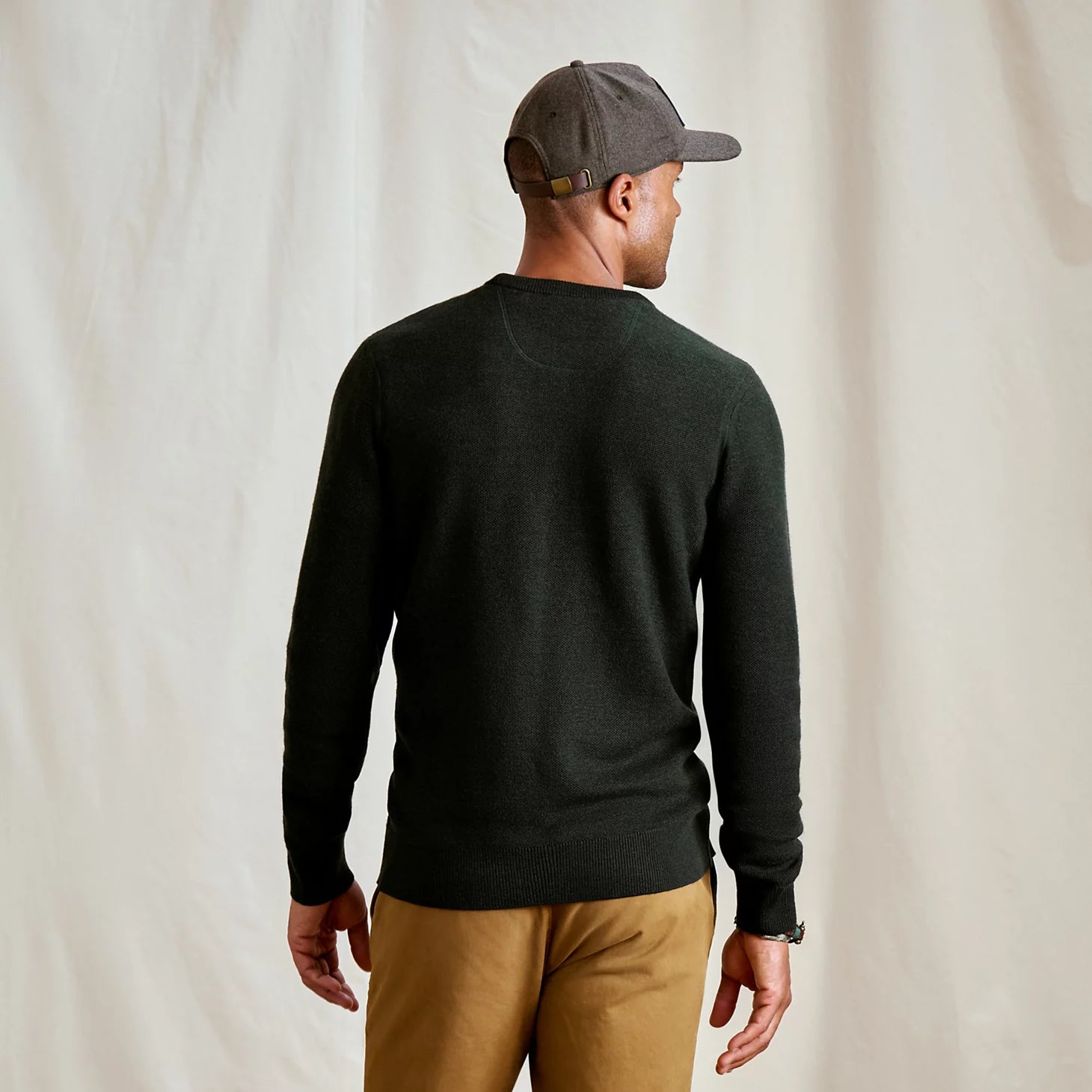Orvis Merino Piqué Crewneck Sweater