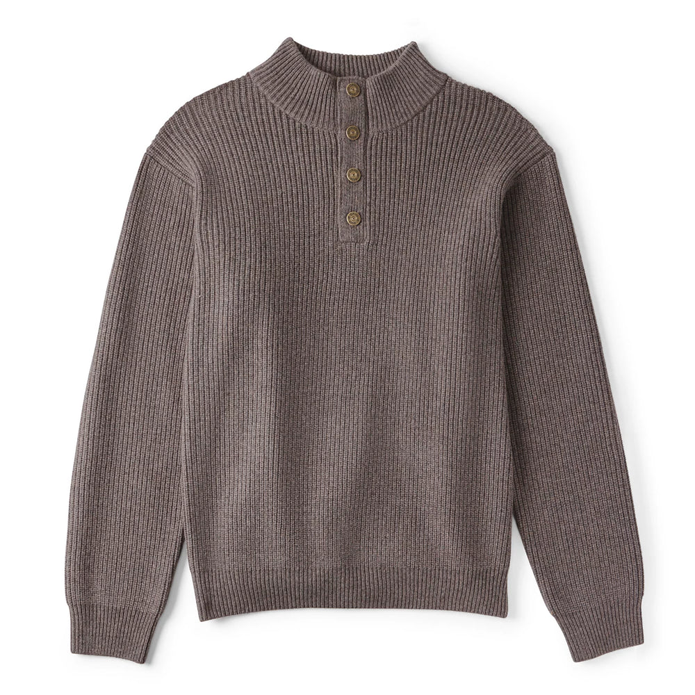 Orvis Quail Creek Button Mockneck Pullover