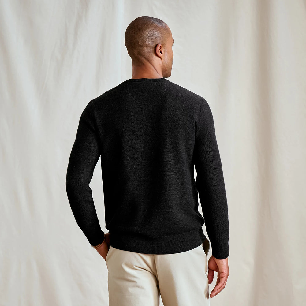 Orvis Merino Piqué V-Neck Sweater
