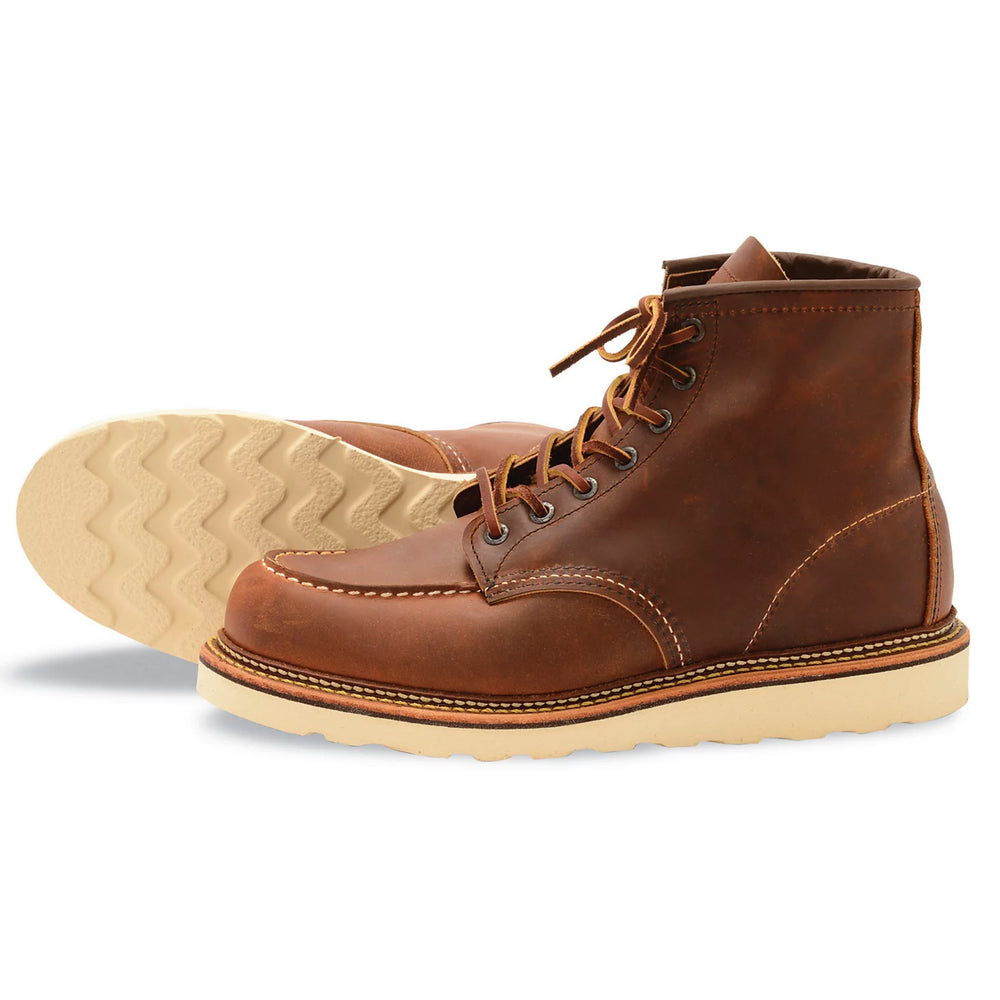 Orvis Red Wing 6" Classic Moc Copper Rough & Tough Boots