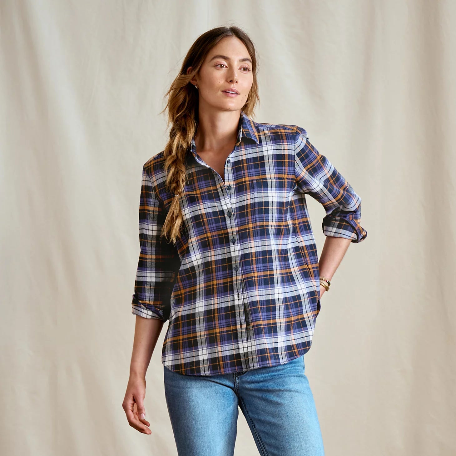 MOUNTAIN DUSK PLAID,XS