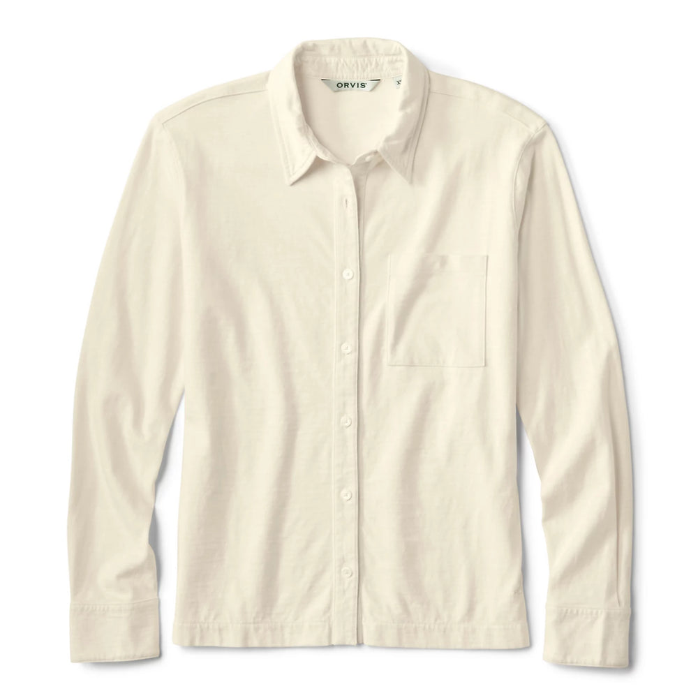Orvis Women's Bromley Knit Button-Down Long-Sleeve Shirt