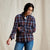RAISIN/BLUE PLAID