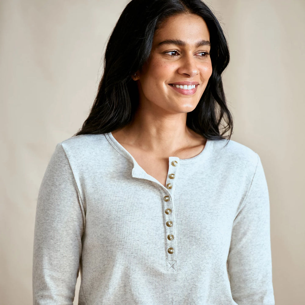 Orvis Ribbed Henley Long-Sleeve Tee
