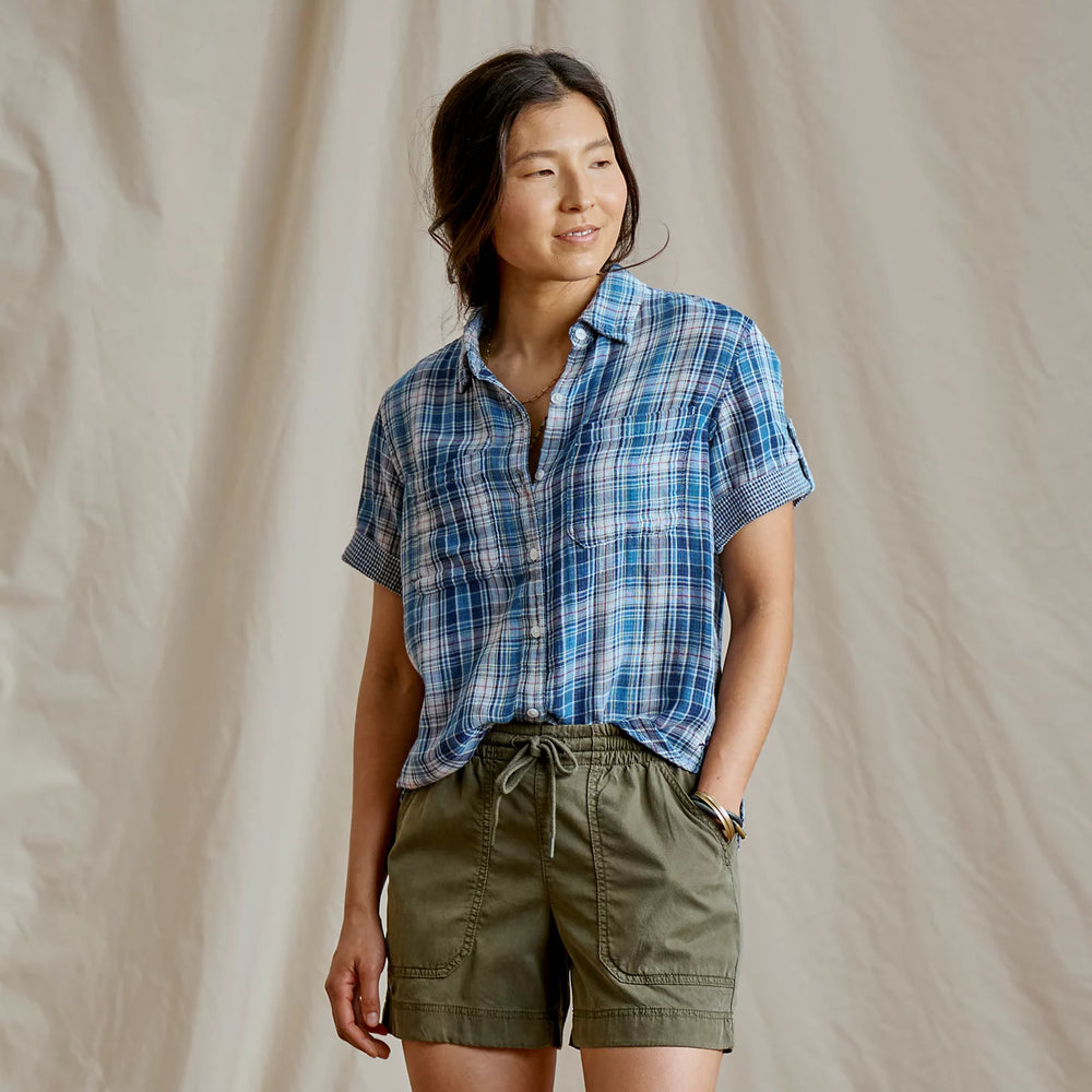 Orvis Plaid Gauze Short-Sleeve Camp Shirt