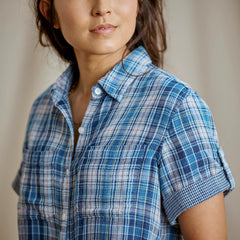 Orvis Plaid Gauze Short-Sleeve Camp Shirt