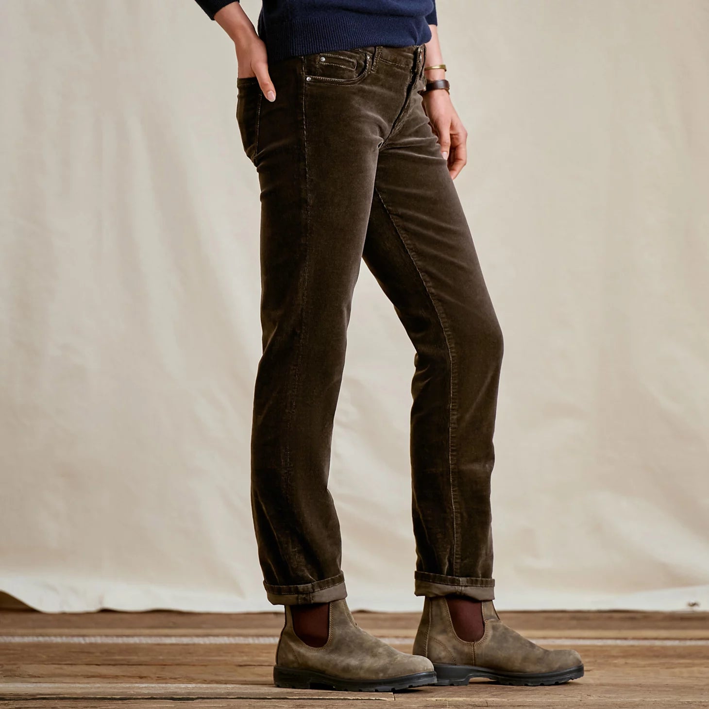 Orvis Kut from the Kloth® Catherine Mid-Rise Boyfriend Cords