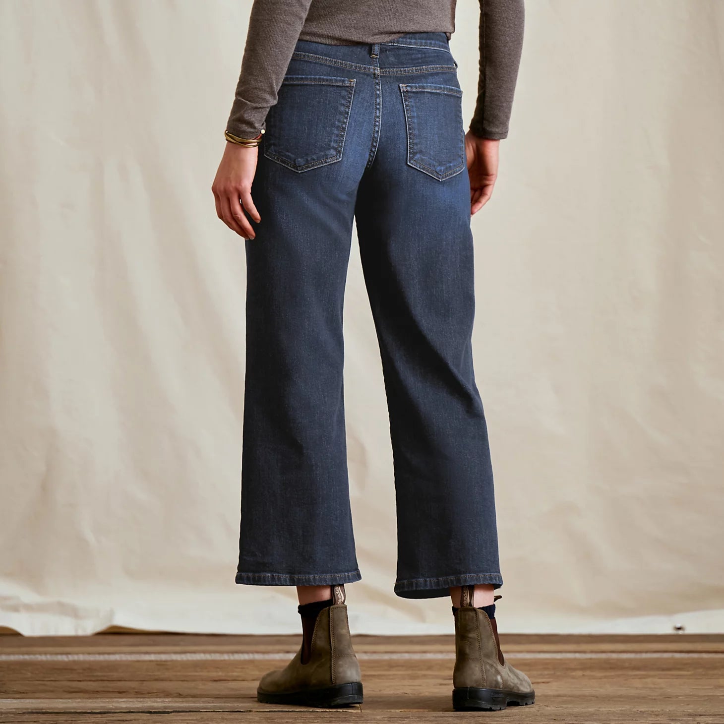 Orvis Kut from the Kloth® Charlotte Denim Wide-Leg Cropped Jeans