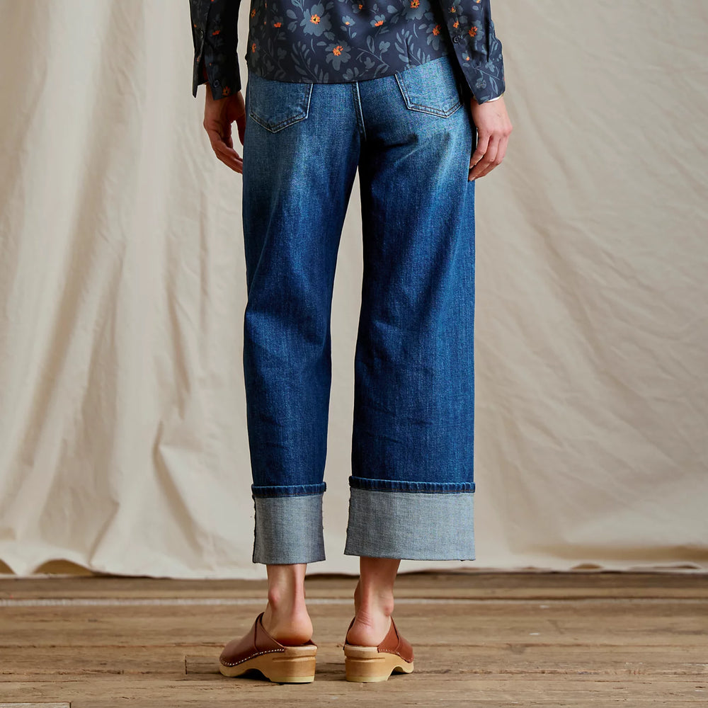Orvis Kut from the Kloth® Sienna High-Rise Cuffed Wide-Leg Jeans