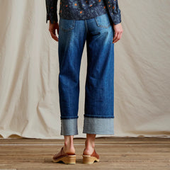 Orvis Kut from the Kloth® Sienna High-Rise Cuffed Wide-Leg Jeans