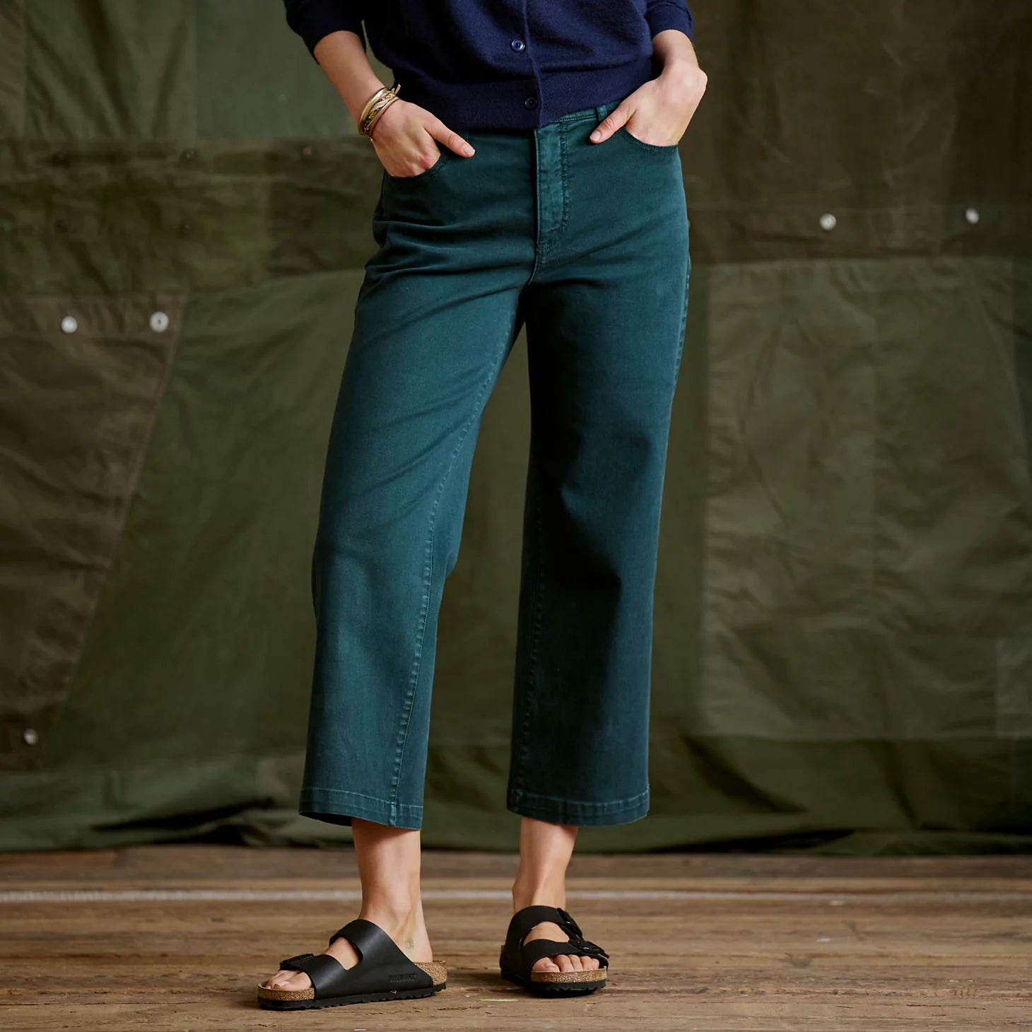 Orvis Kut from the Kloth® Charlotte Twill High-Rise Wide-Leg Jeans