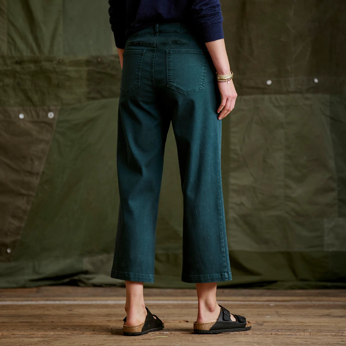 Orvis Kut from the Kloth® Charlotte Twill High-Rise Wide-Leg Jeans