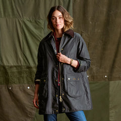 Orvis Barbour® Beadnell Waxed Long Jacket