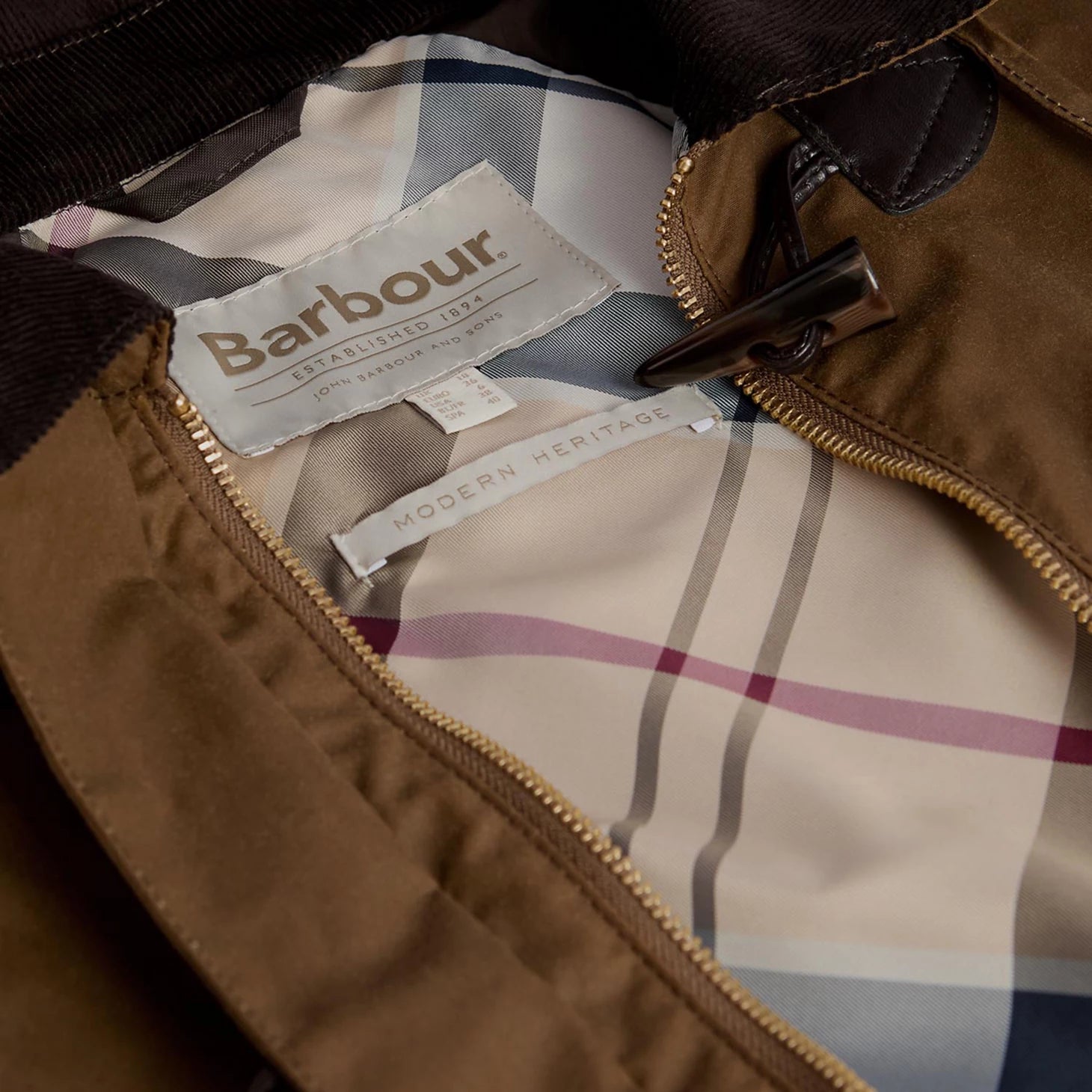 Orvis Barbour® Myra Waxed Duffle Coat