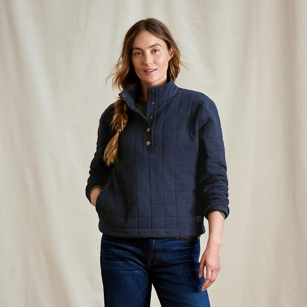 Orvis Women's Battenkill Quilted 1/2-Snap Sweatshirt