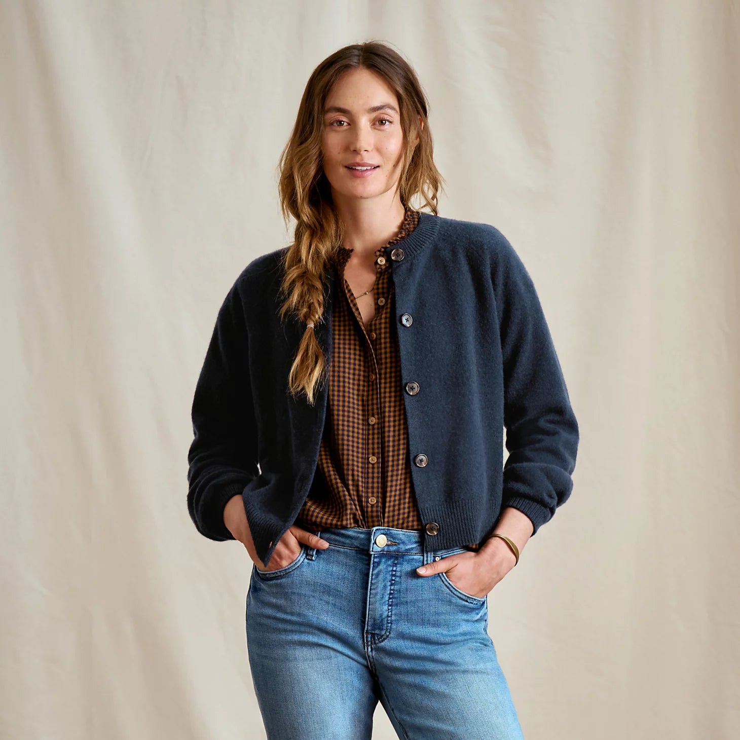 Orvis Boiled Cashmere Cardigan