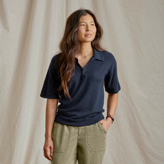 Orvis Featherweight Cashmere Polo Tee