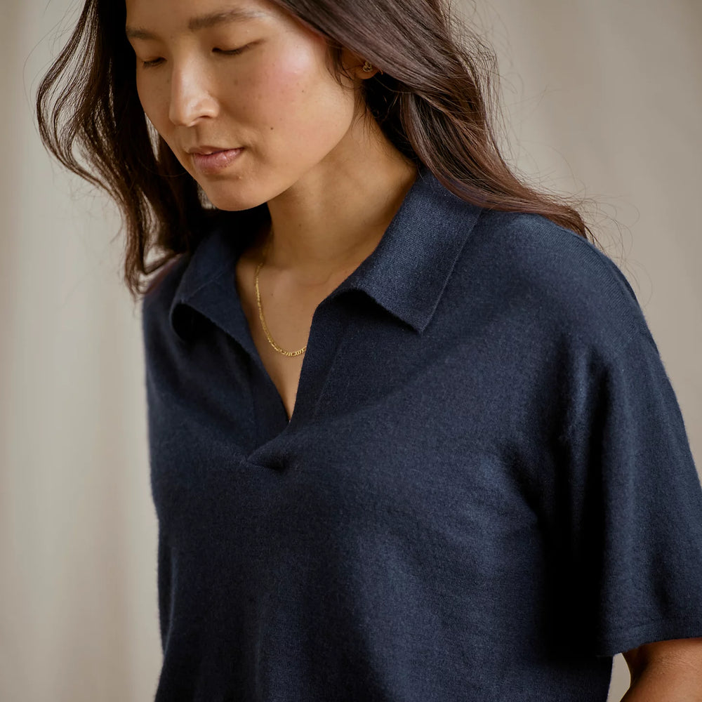 Orvis Featherweight Cashmere Polo Tee