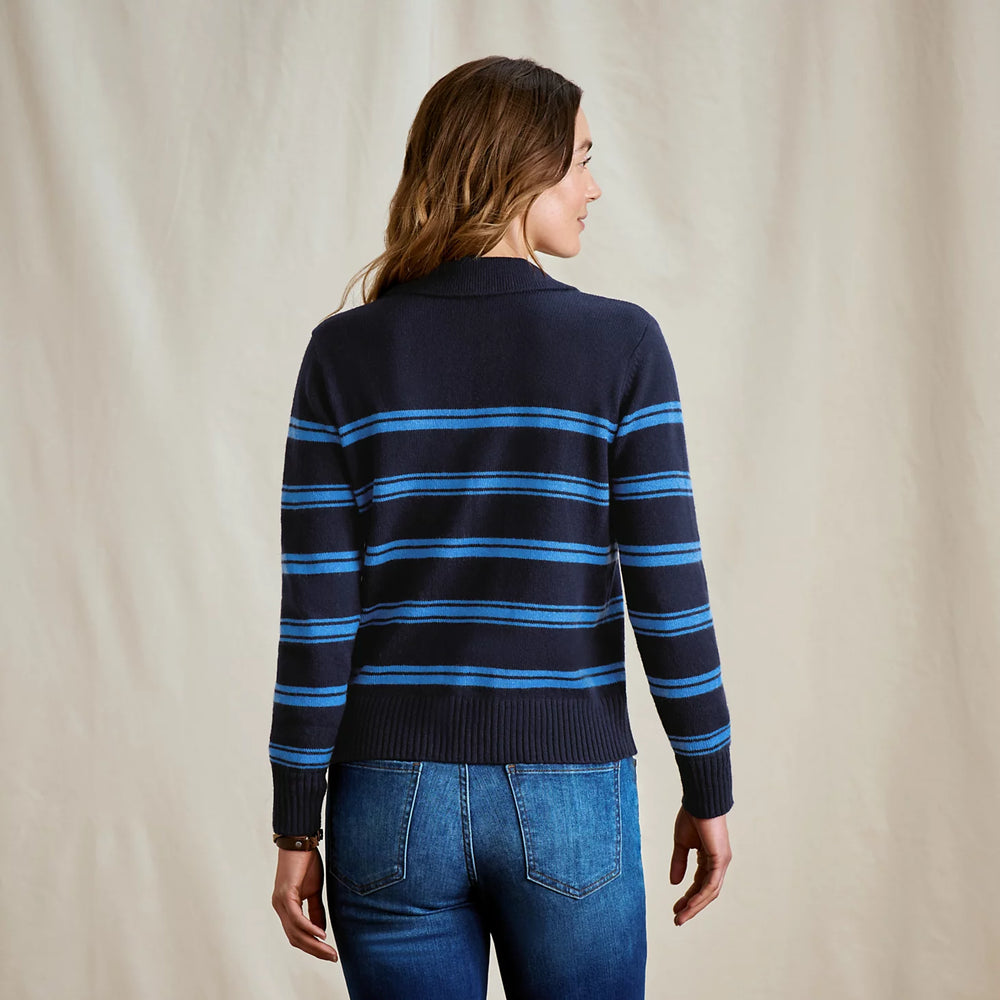 Orvis Brookside Striped Polo Sweater