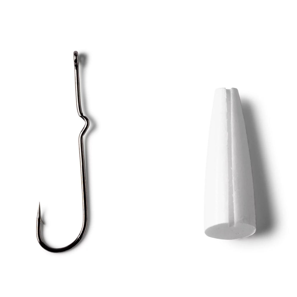 Orvis Popper Bodies with Hooks - Bass Popper Bodies with Size 4 and 8 Hooks