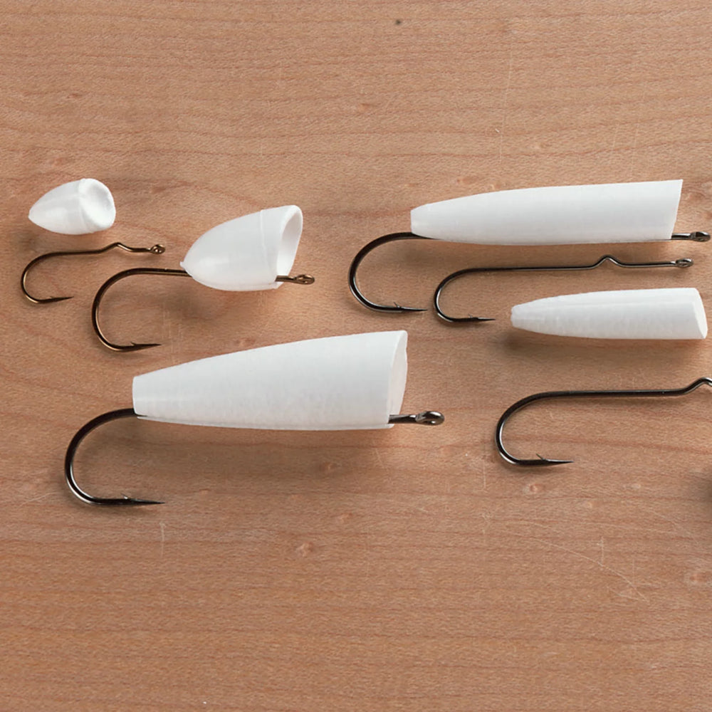 Orvis Popper Bodies with Hooks - Saltwater Popper Bodies with Size 2 and 2/0 Hooks