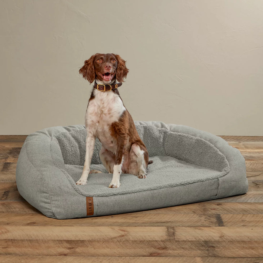 Orvis FleeceLock® Memory Foam Couch Dog Bed